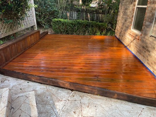 Exterior, Wood Texture Flooring