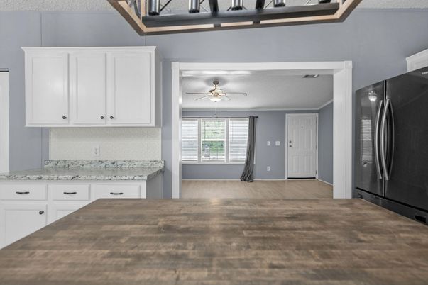 Interior, Kitchen, Wood Texture Flooring