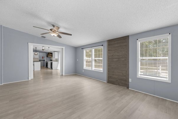Empty room, Interior, Kitchen, Wood Texture Flooring