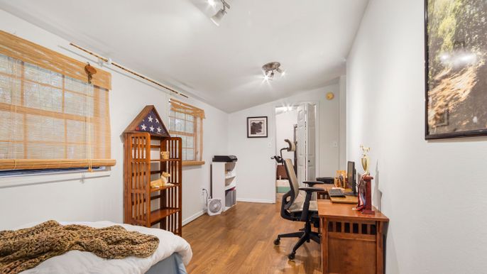 Home Office, Interior, Wood Texture Flooring