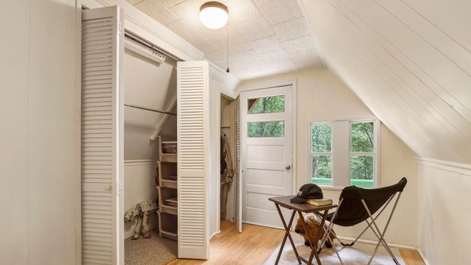 Home Office, Interior, Wood Texture Flooring