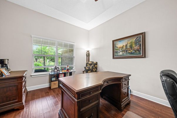 Home Office, Interior, Wood Texture Flooring