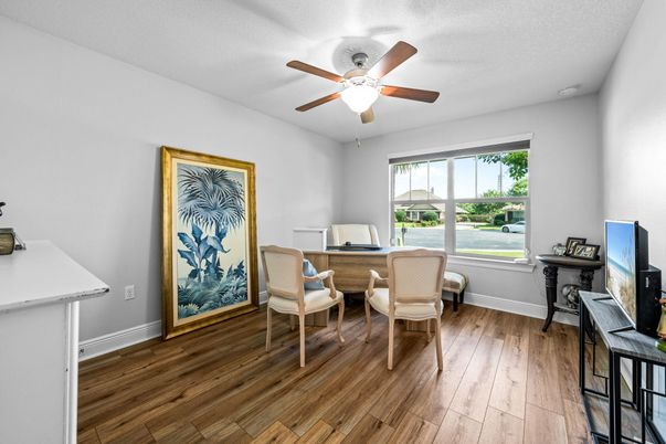 Home Office, Interior, Wood Texture Flooring