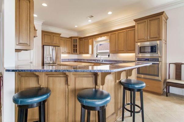 Interior, Kitchen, Recessed Lighting, Stainless Steel Appliances