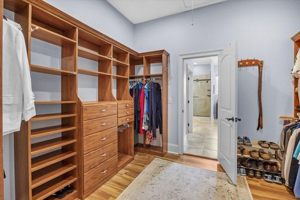 Interior, Recessed Lighting, Walk-in Closets, Wood Texture Flooring