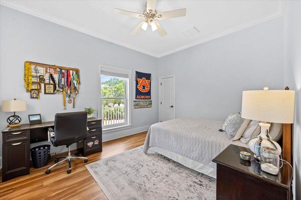 Bedroom, Home Office, Interior, Wood Texture Flooring