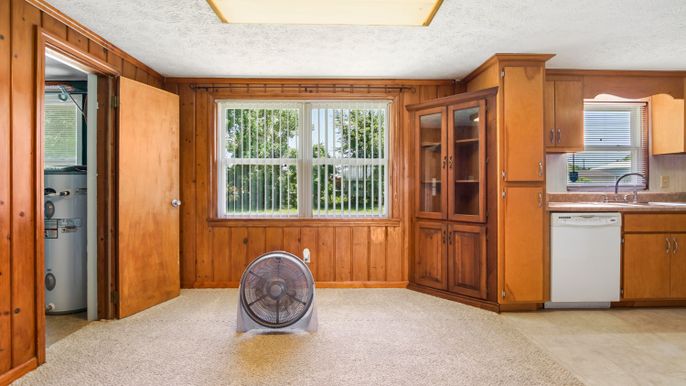 Interior, Kitchen, Wooden Walls