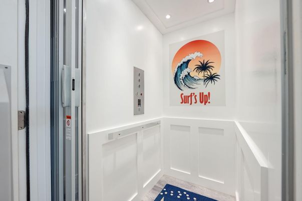Elevator, Interior, Recessed Lighting