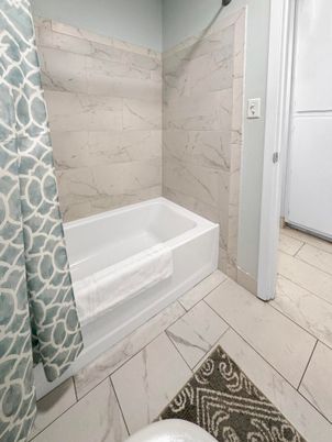 Bathroom, Interior, Marble Walls