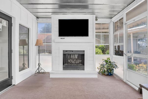 Empty room, Fireplace, Interior