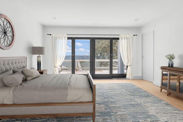 Bedroom, Interior, Water, Wood Texture Flooring