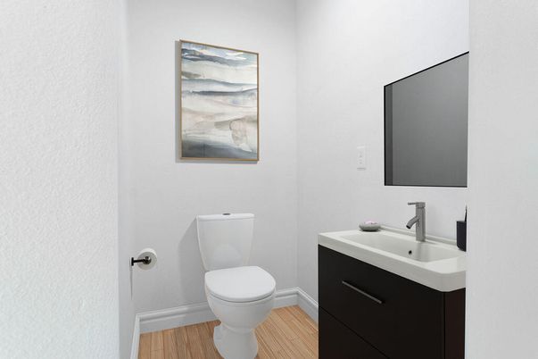 Bathroom, Interior, Wood Texture Flooring