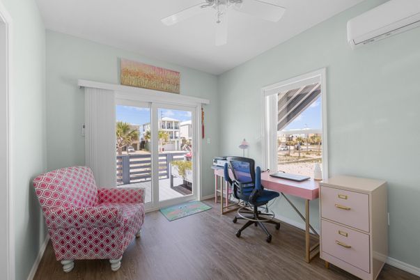 Home Office, Interior, Wood Texture Flooring