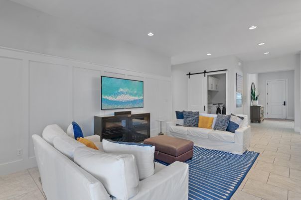 Interior, Living room, Recessed Lighting