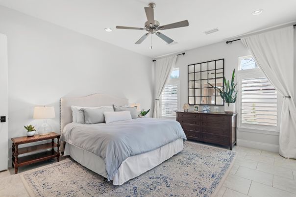Bedroom, Interior, Recessed Lighting