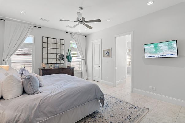 Bedroom, Interior, Recessed Lighting