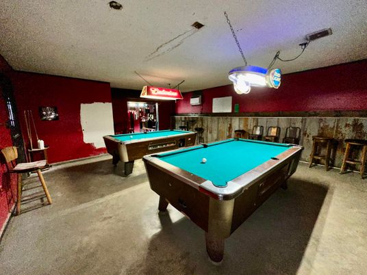 Billiard Table, Game Room, Interior, Pendant Lights