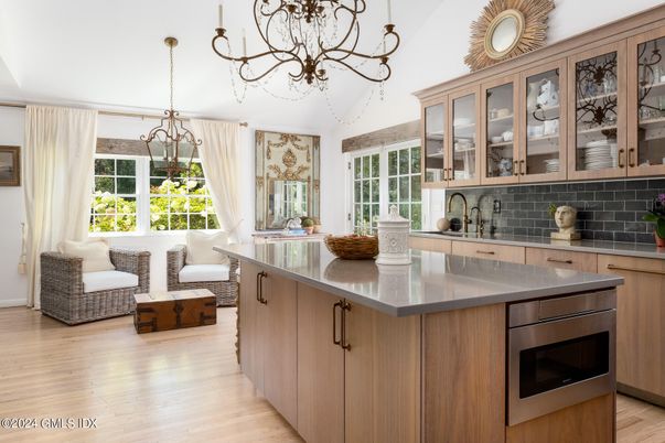 Chandelier, Interior, Kitchen, Pendant Lights, Wood Texture Flooring