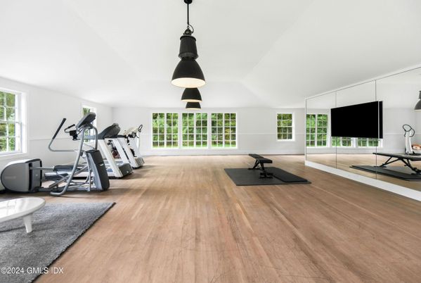Fitness Equipment, Interior, Wood Texture Flooring