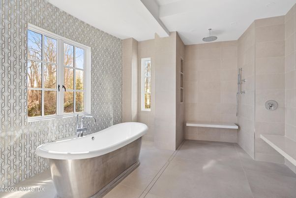 Bathroom, Free Standing Baths, Glass Shower, Interior