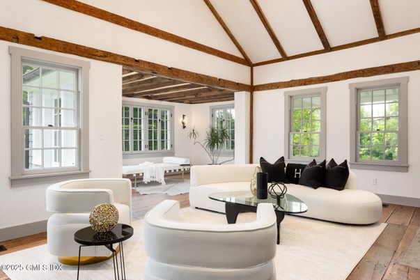 Interior, Living room, Wooden Beams