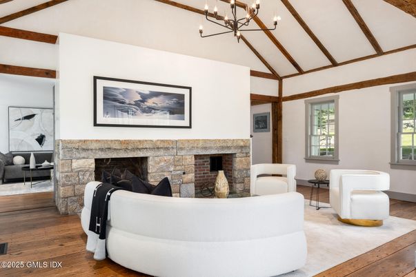 Fireplace, Interior, Living room, Wooden Beams, Wood Texture Flooring