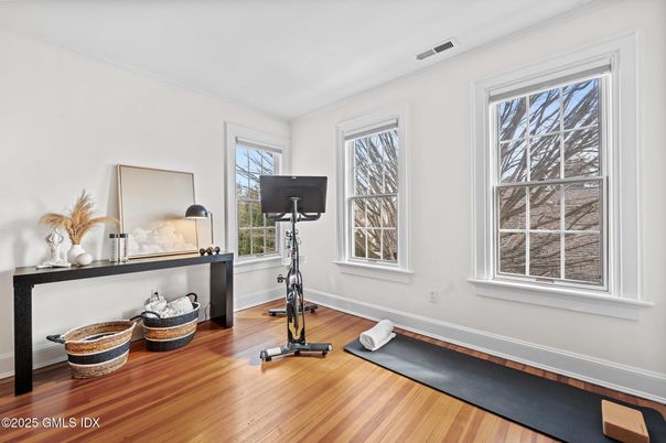 Fitness Equipment, Interior, Wood Texture Flooring