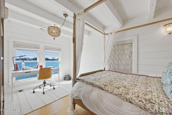 Bedroom, Home Office, Interior, Water, Wood Texture Flooring