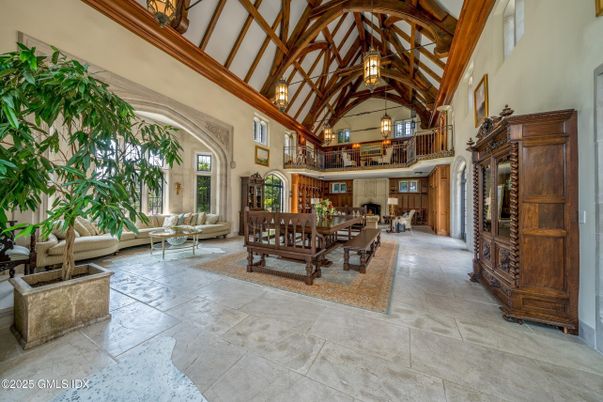 Chandelier, Dining room, Interior, Pendant Lights, Wooden Beams