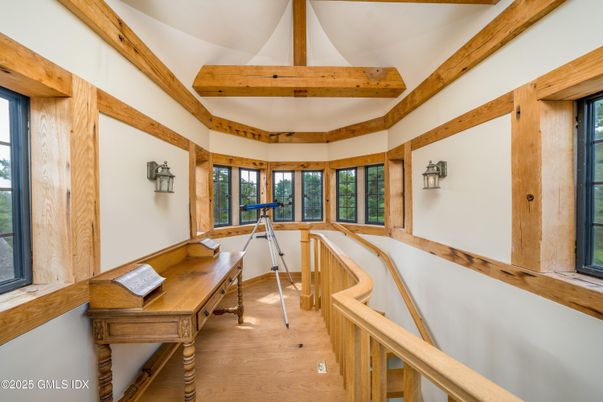 Home Office, Interior, Wooden Beams, Wood Texture Flooring