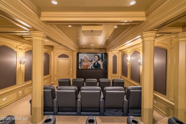 Home Theatre Room, Interior, Projection Screen, Recessed Lighting, Theatre Room