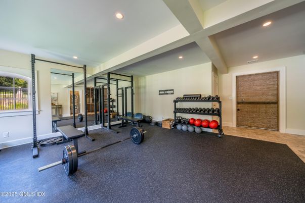 Fitness Equipment, Interior, Recessed Lighting