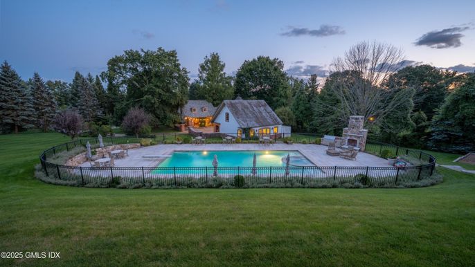 Backyard, Exterior, Fireplace, Pool