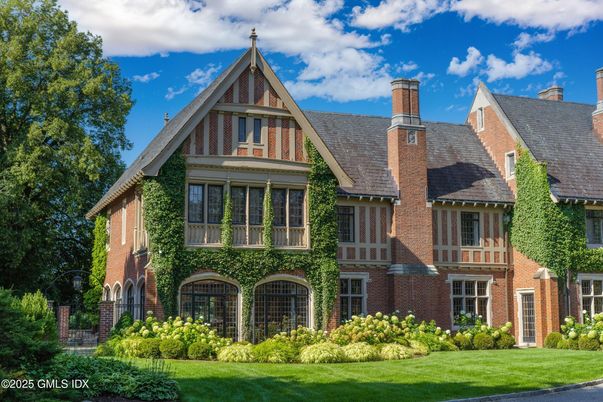 Exterior, Facade, Brick Facade, Tudor Revival