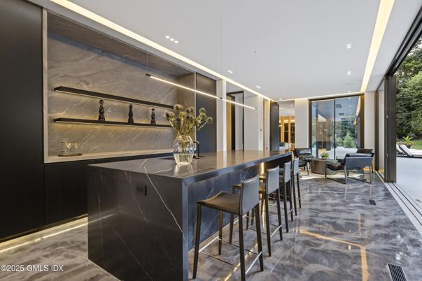 Interior, Marble Walls, Pendant Lights, Recessed Lighting