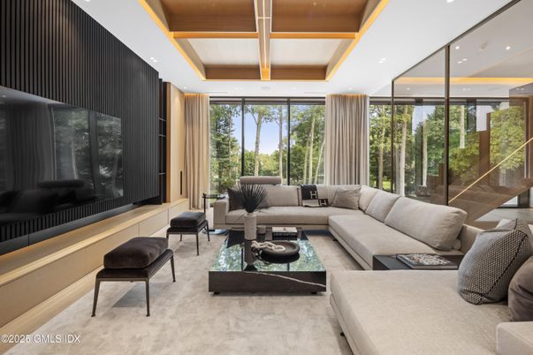Interior, Living room, Recessed Lighting