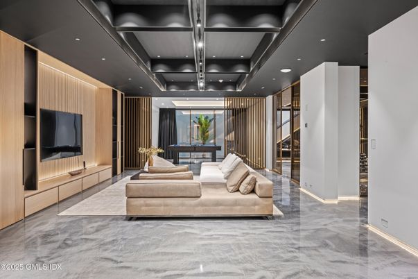 Interior, Living room, Recessed Lighting