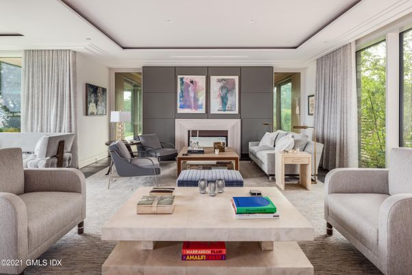 Fireplace, Interior, Living room, Recessed Lighting