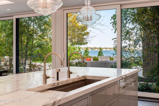 Chandelier, Interior, Kitchen, Recessed Lighting, Water