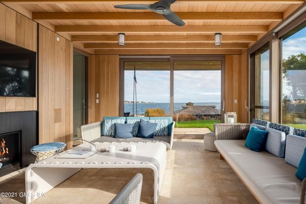 Fireplace, Interior, Living room, Water, Wooden Beams, Wooden Ceilings