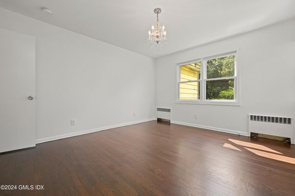 Chandelier, Empty room, Interior, Wood Texture Flooring