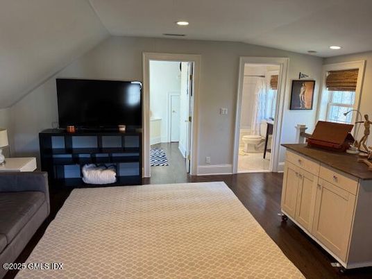 Bathroom, Bedroom, Interior, Recessed Lighting, Wood Texture Flooring