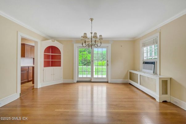 Chandelier, Empty room, Interior, Wood Texture Flooring