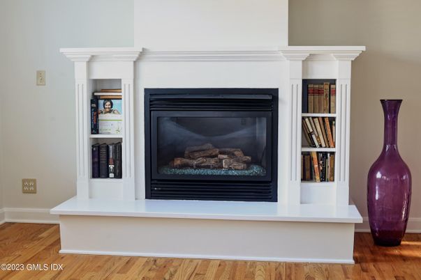 Fireplace, Interior, Wood Texture Flooring
