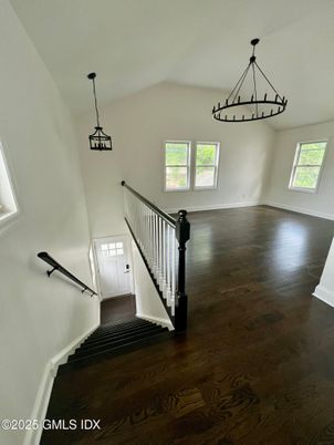 Chandelier, Empty room, Interior, Pendant Lights, Wood Texture Flooring