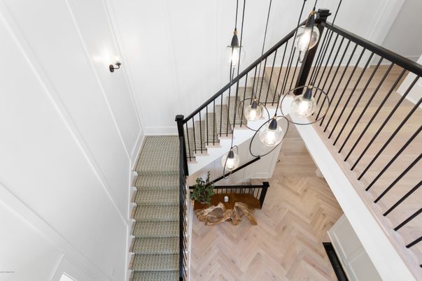Interior, Pendant Lights, Wood Texture Flooring