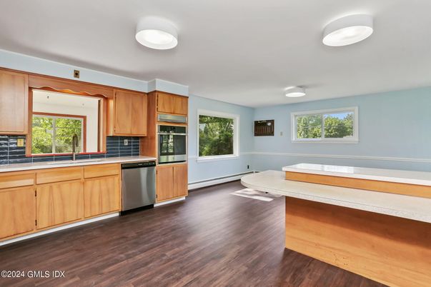 Interior, Kitchen, Wood Texture Flooring
