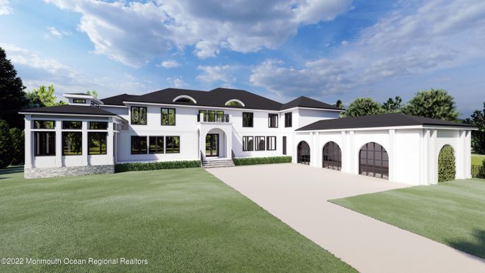 Backyard, Exterior, Facade, French Provincial