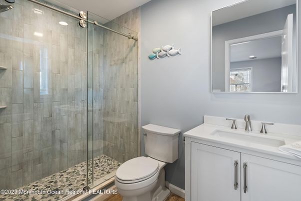 Bathroom, Glass Shower, Interior