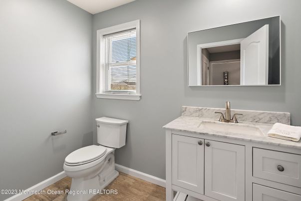Bathroom, Interior, Wood Texture Flooring